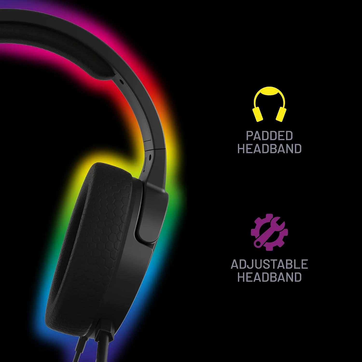 4Gamers Panther LED Gaming Headset, Multi-Format Compatible