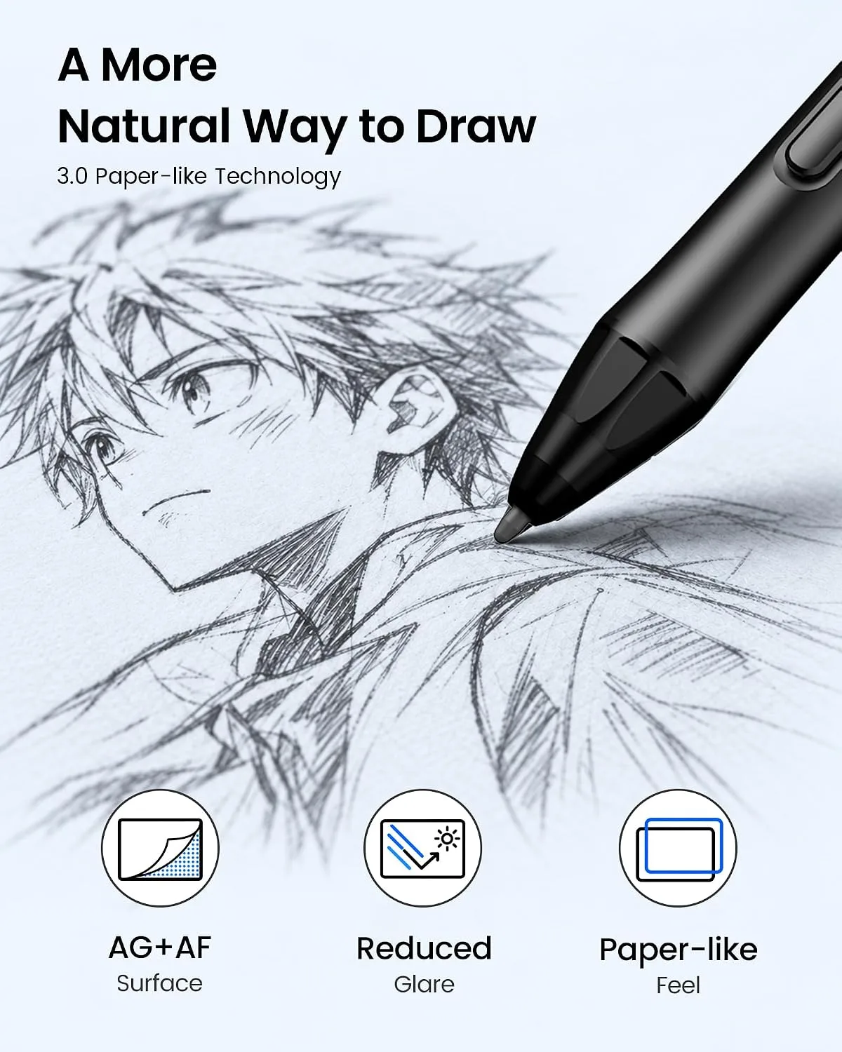 UPERFECT 14" Drawing Tablet with Screen, 2.5K, 16K Pen, 138% sRGB, ΔE<1.5