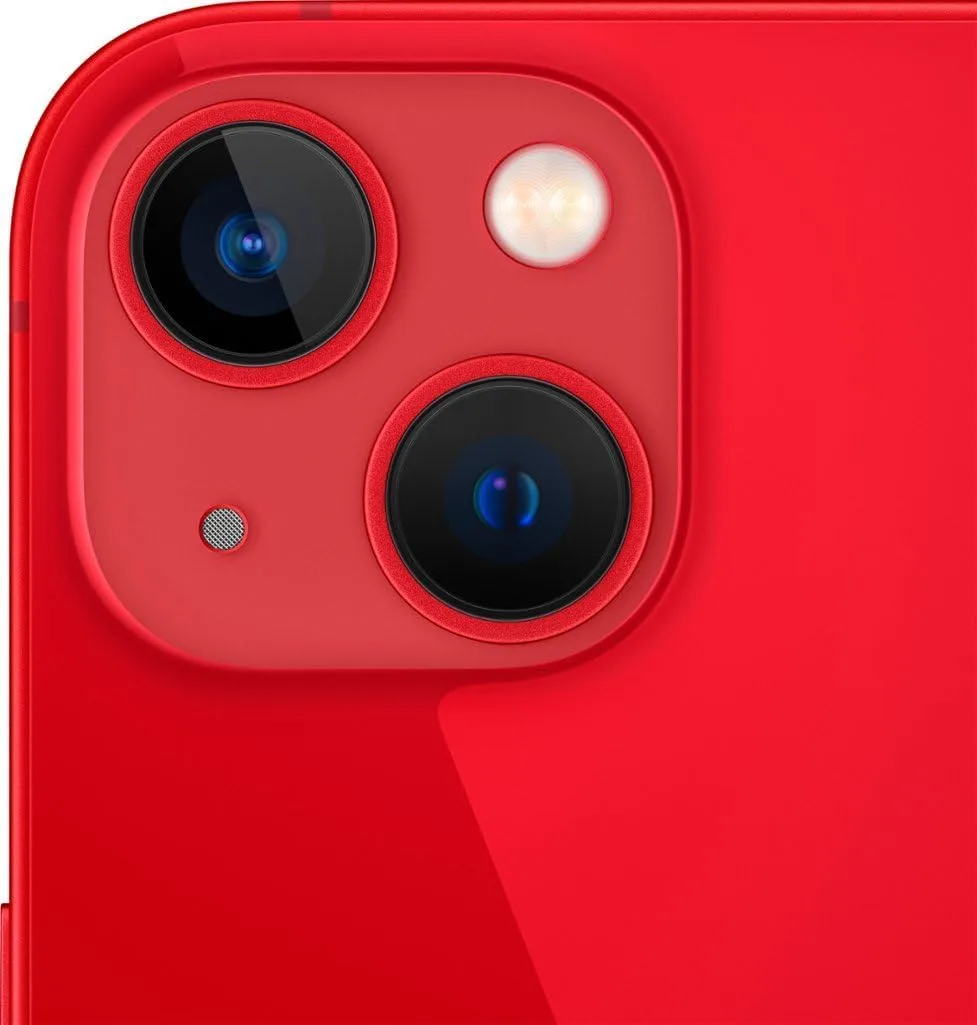 Apple iPhone 13, 128GB, PRODUCT RED - Unlocked (Renewed)
