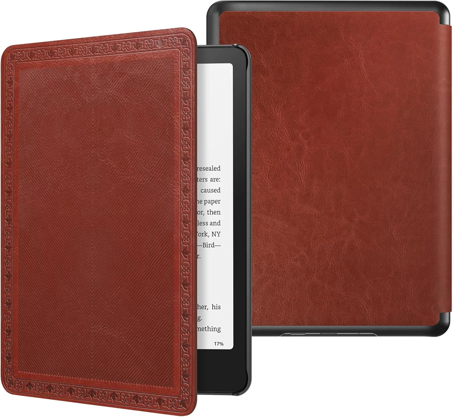 Moko Case for 7" Kindle Paperwhite 12th Gen 2024/Colorsoft, Vintage Twill
