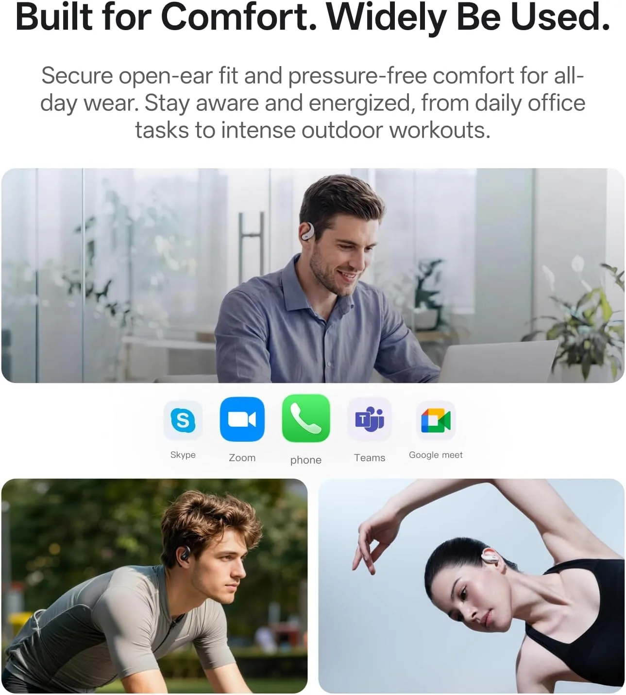 OpenNote Open-Ear AI Note Taker and Voice Recorder Earbuds