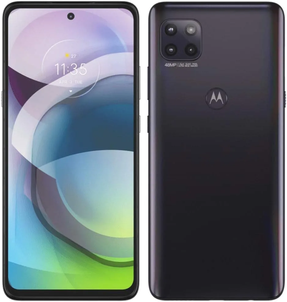 Motorola Moto One 5G Ace 2021, 128GB + 6GB RAM, Volcanic Gray - Unlocked (Renewed)