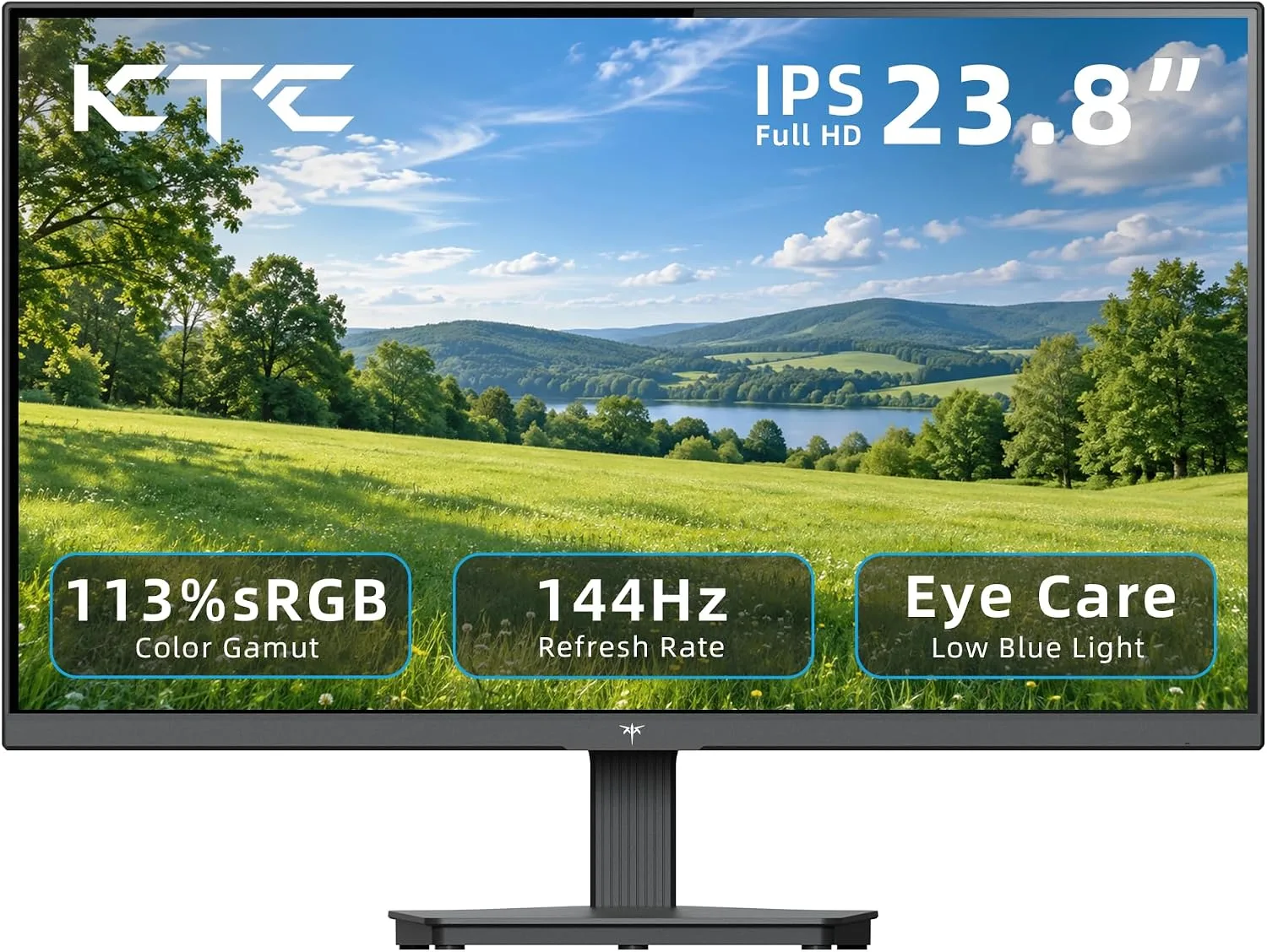 KTC 24 Inch 144Hz Gaming Computer Monittor, FHD IPS Panel, H24B9S-2