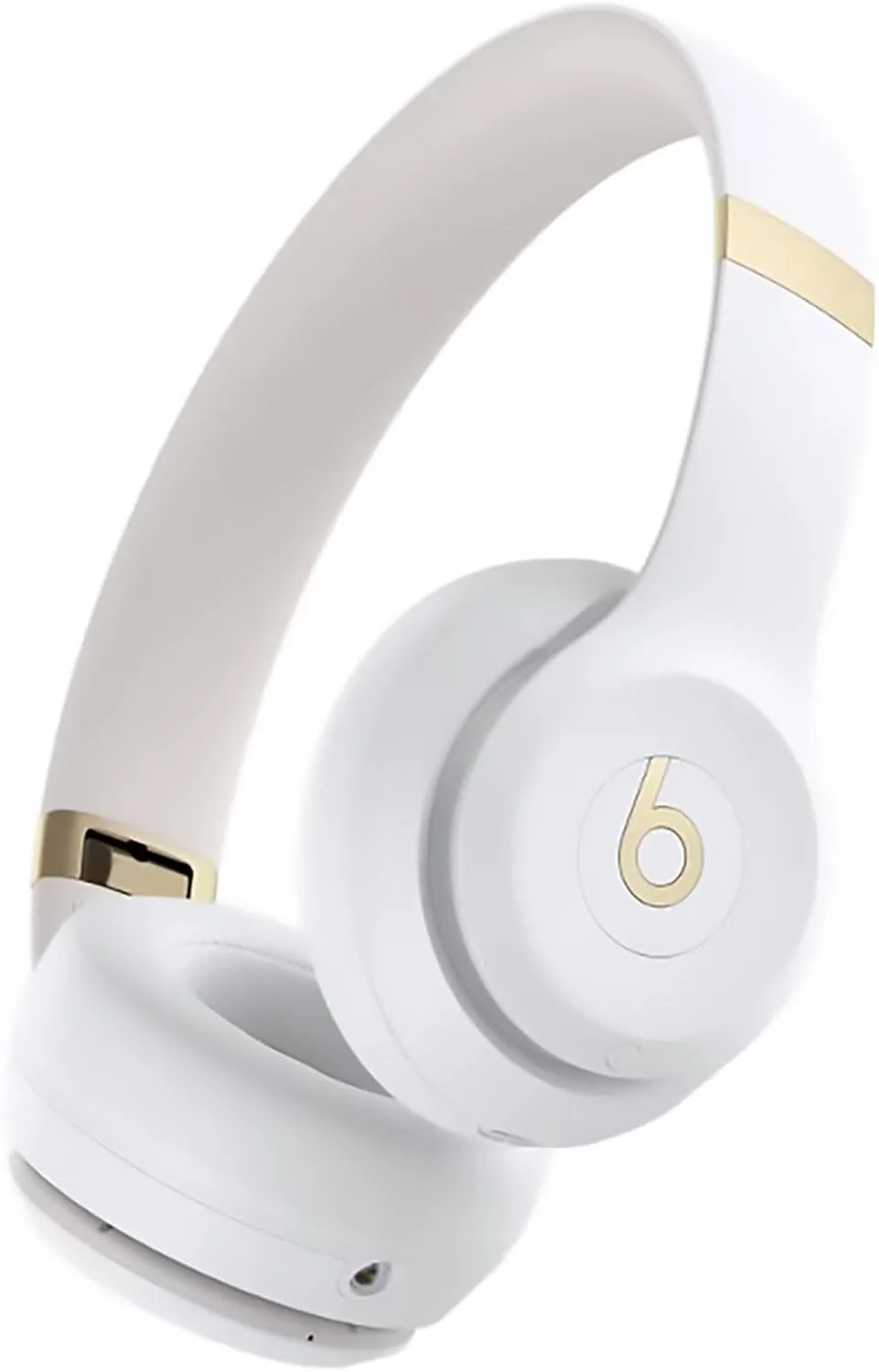 Beats Solo 4 - Wireless Bluetooth On-Ear Headphones, Apple & Android Compatible, Up to 50 Hours of Battery Life - Metallic Gold (Renewed)
