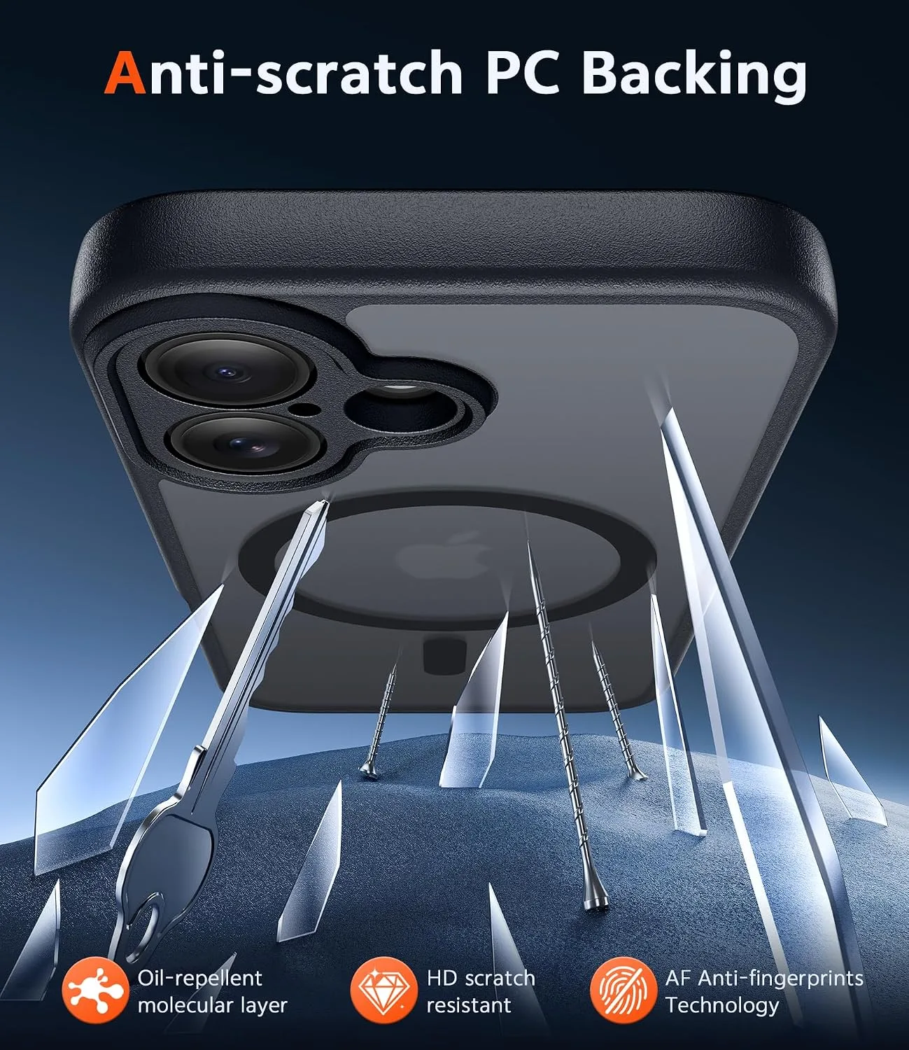 FNTCASE for iPhone 17 Phone Case Compatible with Magsafe Clear Phonecase
