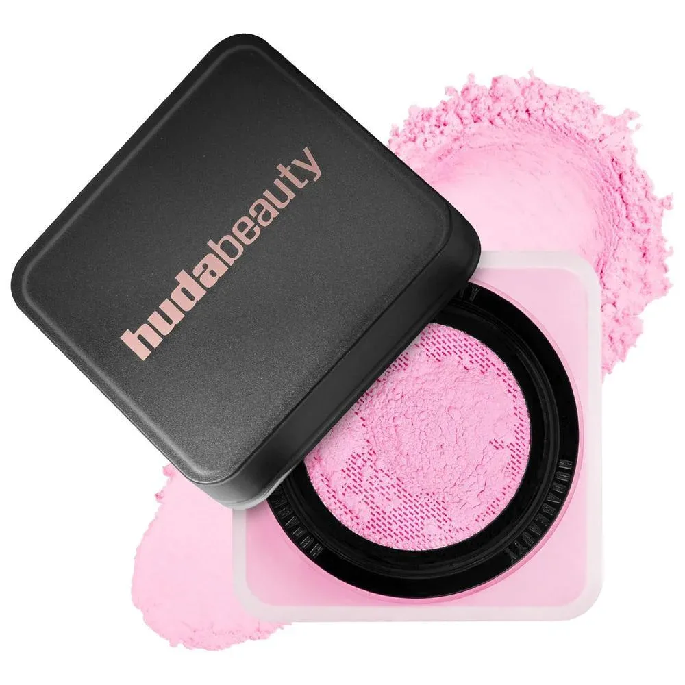Easy Bake Polvo Suelto Difuminador para Hornear y Fijar - Cherry Peach cherry blossom cake (sheer soft pink) & peach pie (light peach) - Ube Birthday Cake electric lilac with subtle pink hues for a