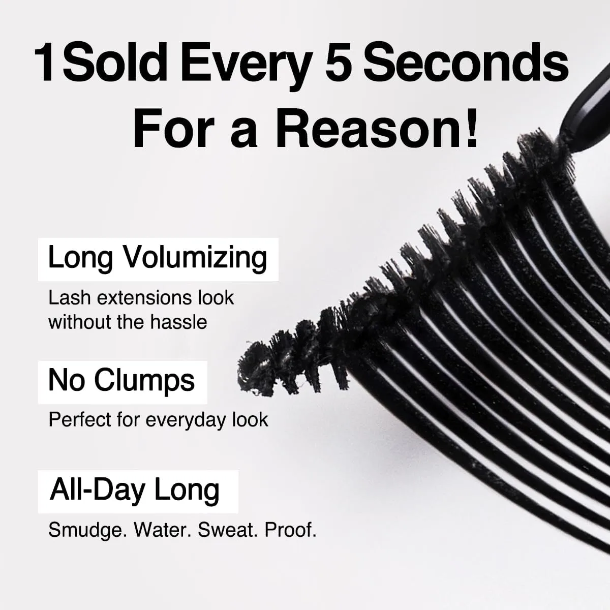 CLIO Kill Lash Superproof Mascara, Waterproof Volumizing Black Mascara for Natural Curling, Smudge & Flake-Proof, Buliable Voulme for Bold & Defined Curls, Safe for Sensitive Eyes (002 Volume Curling)