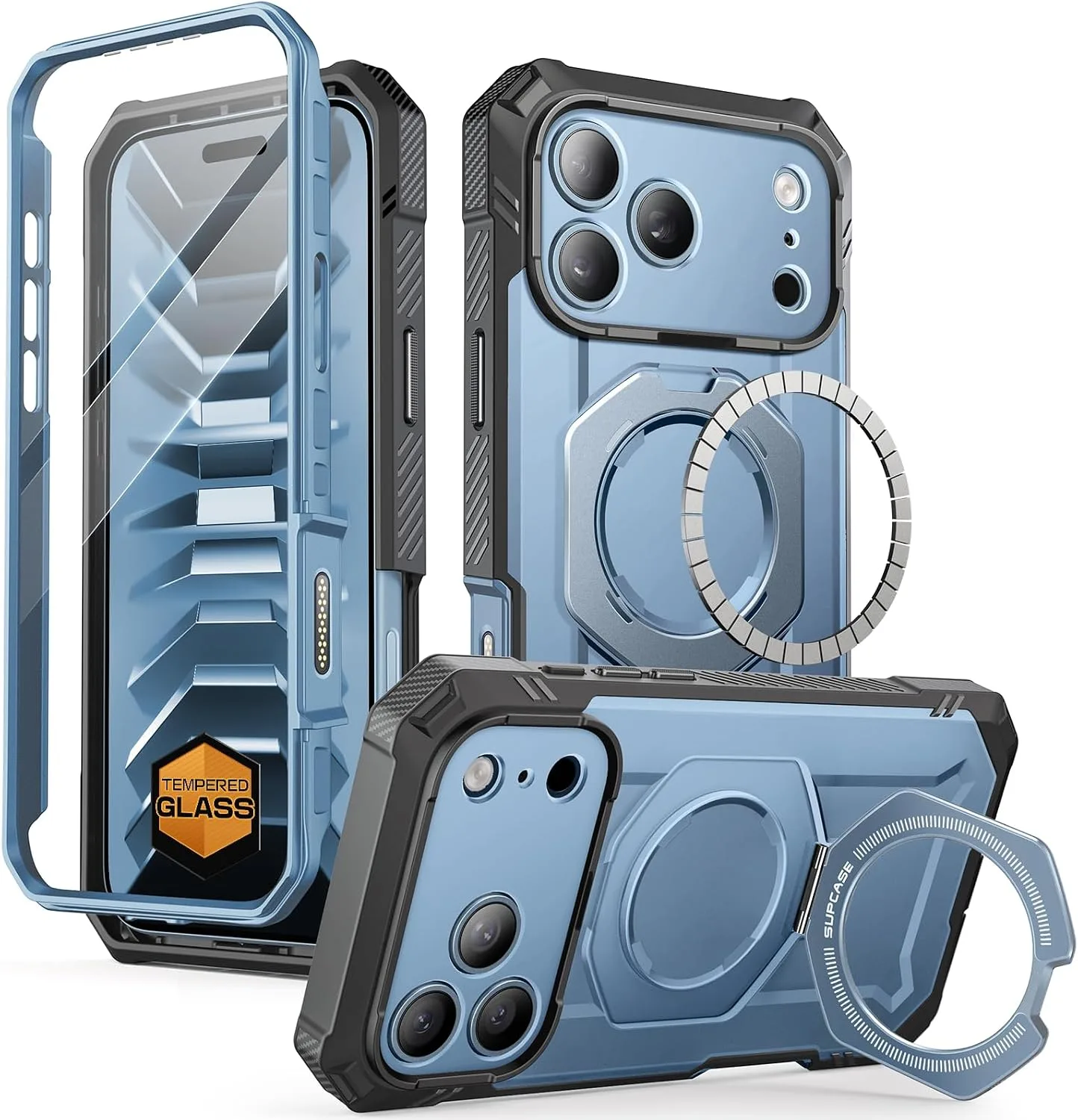 SUPCASE for iPhone 18 Pro Case/iPhone 17 Pro Case, Glass Protector, Tilt