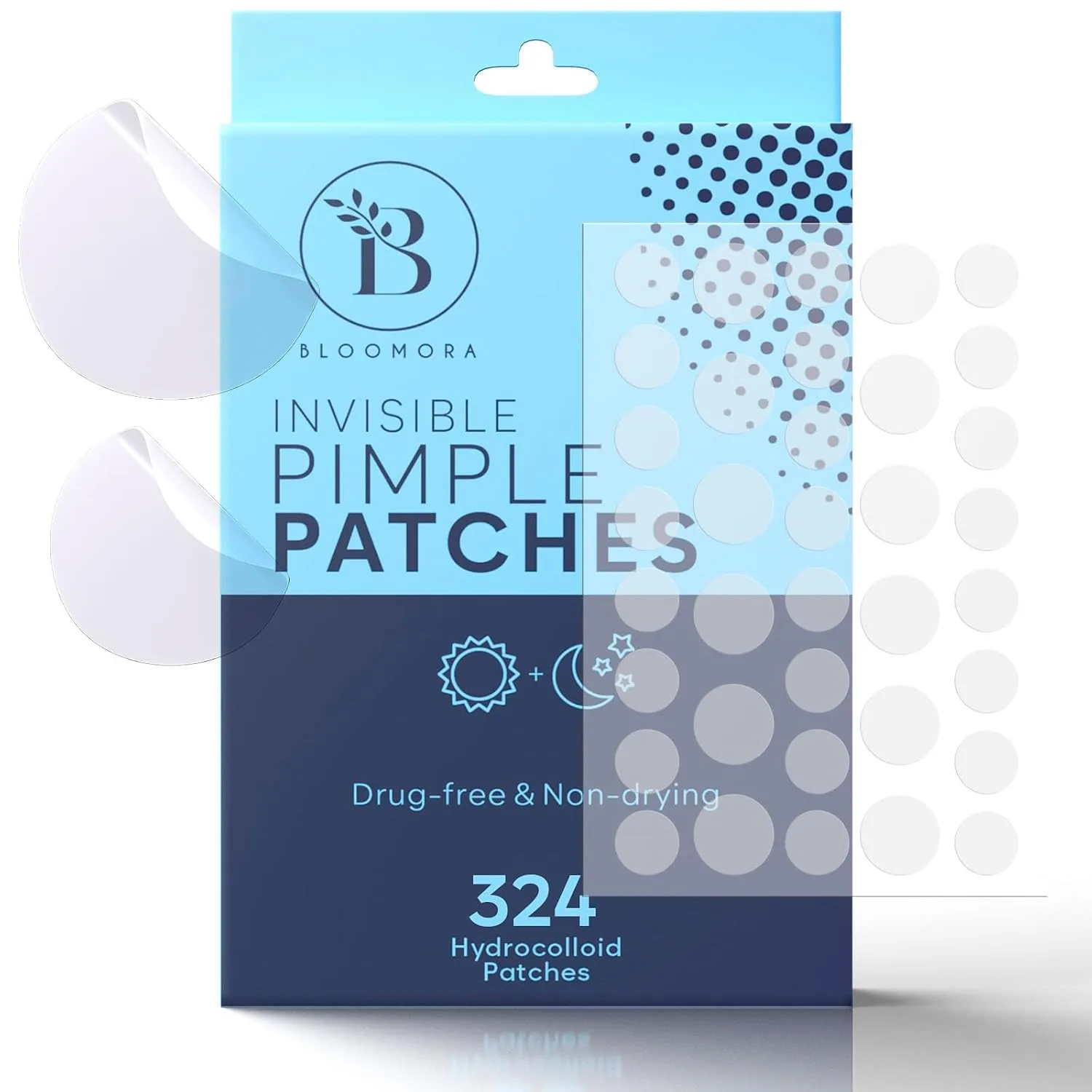 Pimple Patches, 324 Count, Hydrocolloid Invisible Spot Stickers for Face