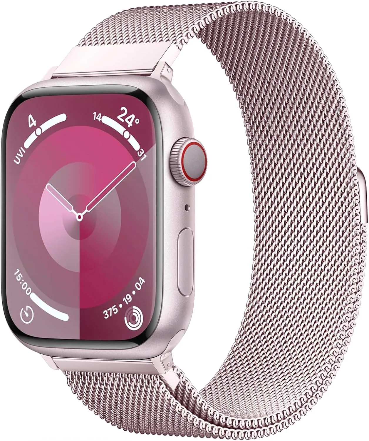 Correa Milanese Loop BRG compatible con Apple Watch para hombre y mujer
