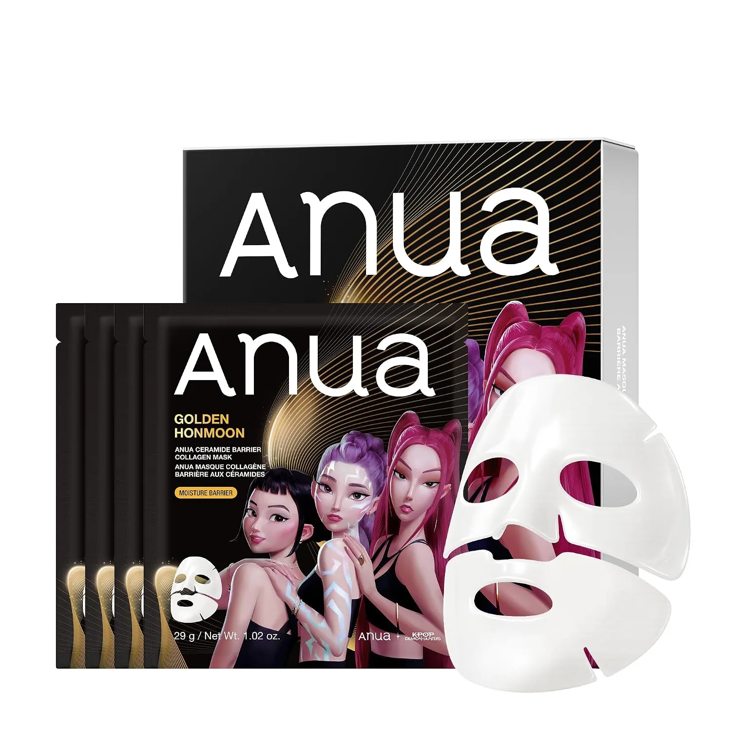 ANUA Ceramide Barrier Collagen Mask, 4ea