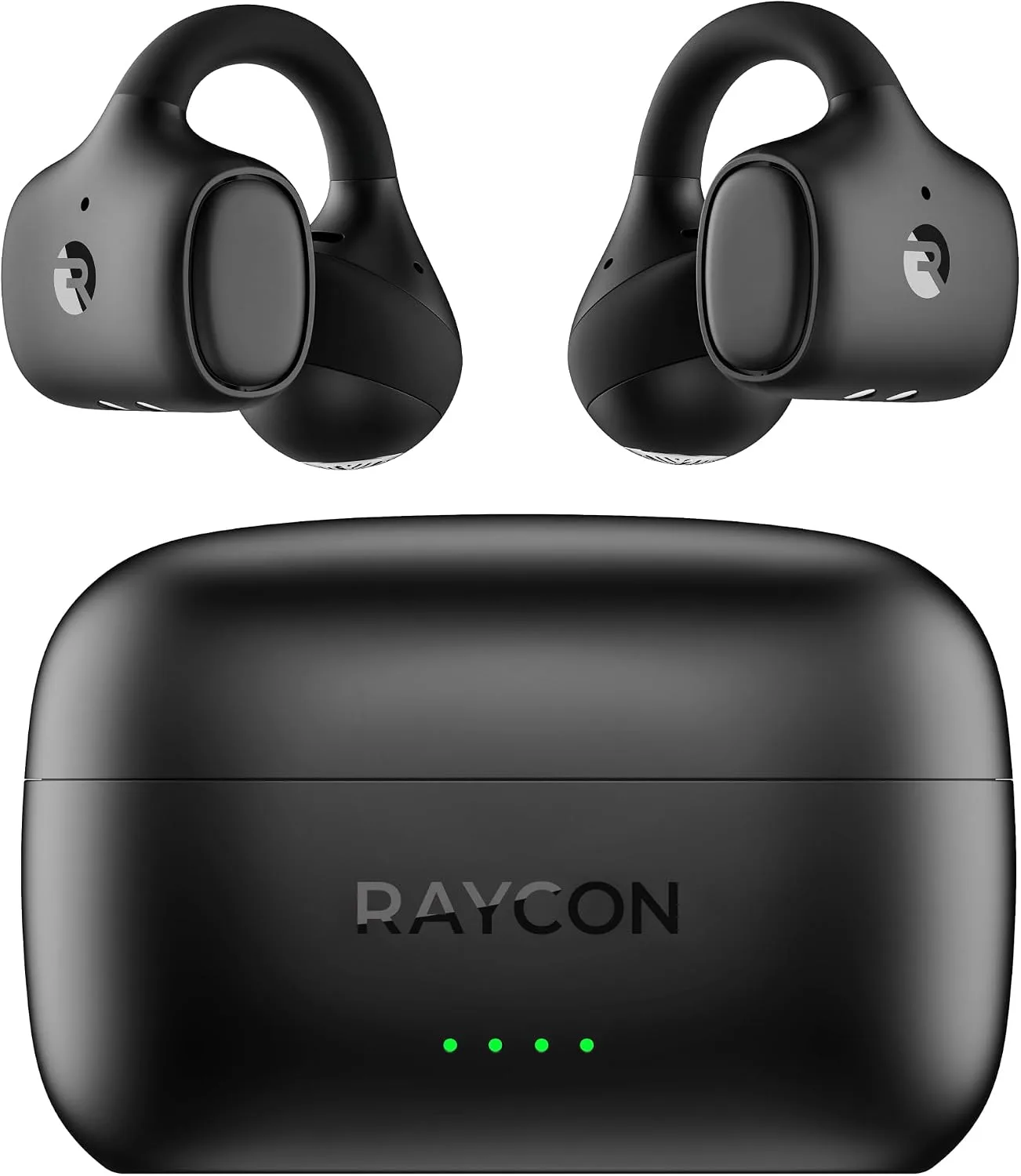 Raycon Everyday Clip On Earbuds, Open Ear & Water Resistant, 30Hr (Black)