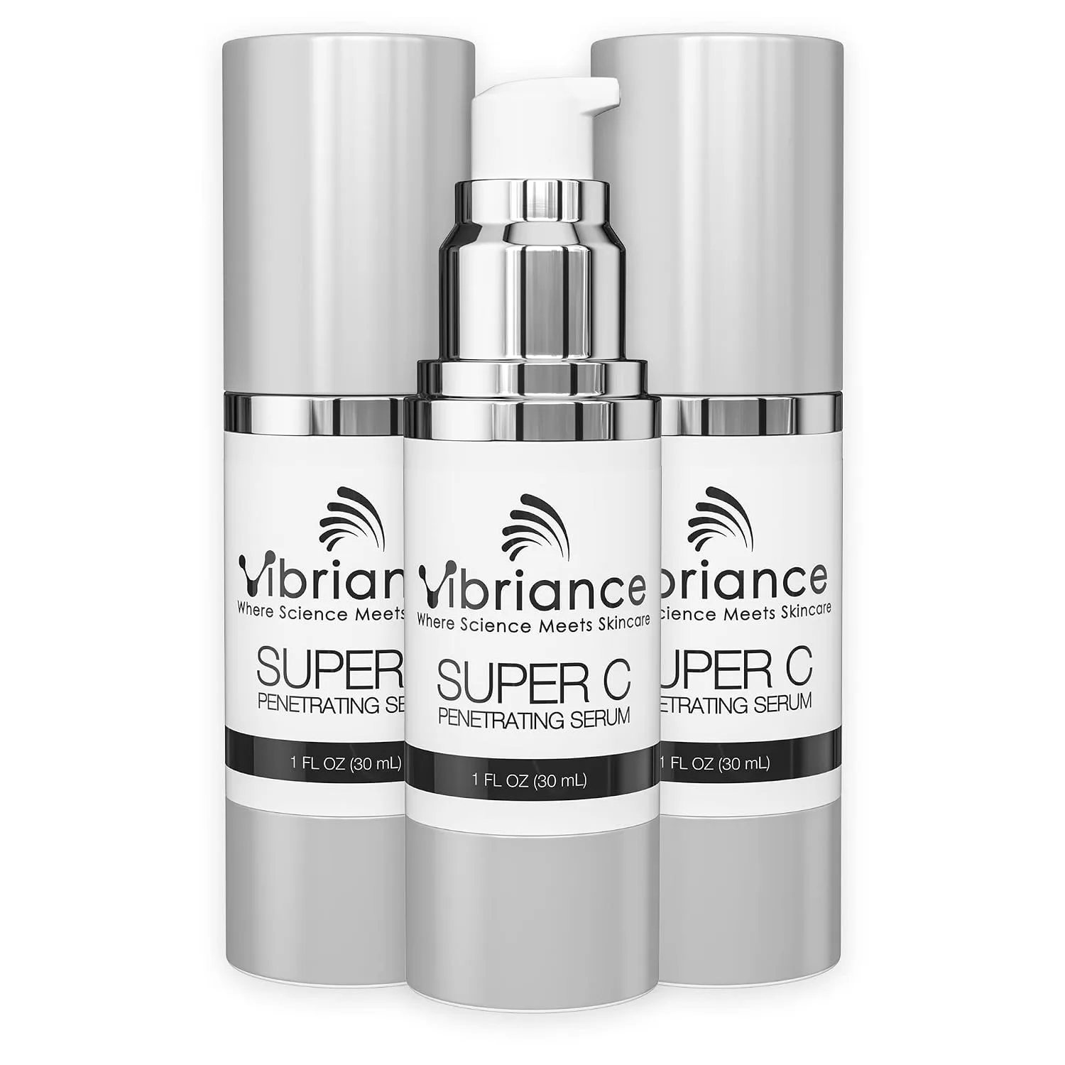 Vibriance Super C Vitamin C Serum for Mature Skin, 1 fl oz, Pack of 3