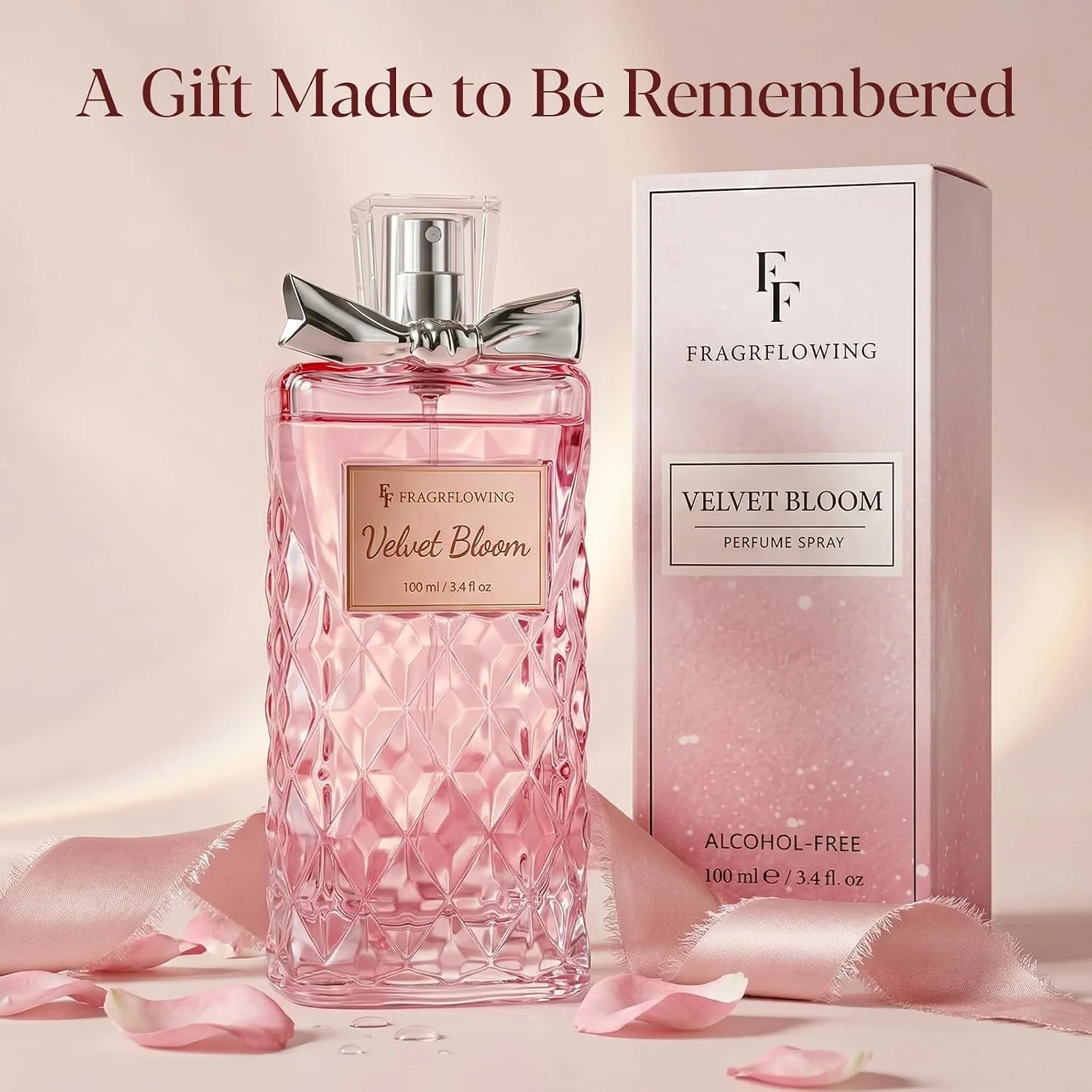 Perfume for Women, Alcohol-Free Long-Lasting Floral Fragrance, 3.4 fl oz