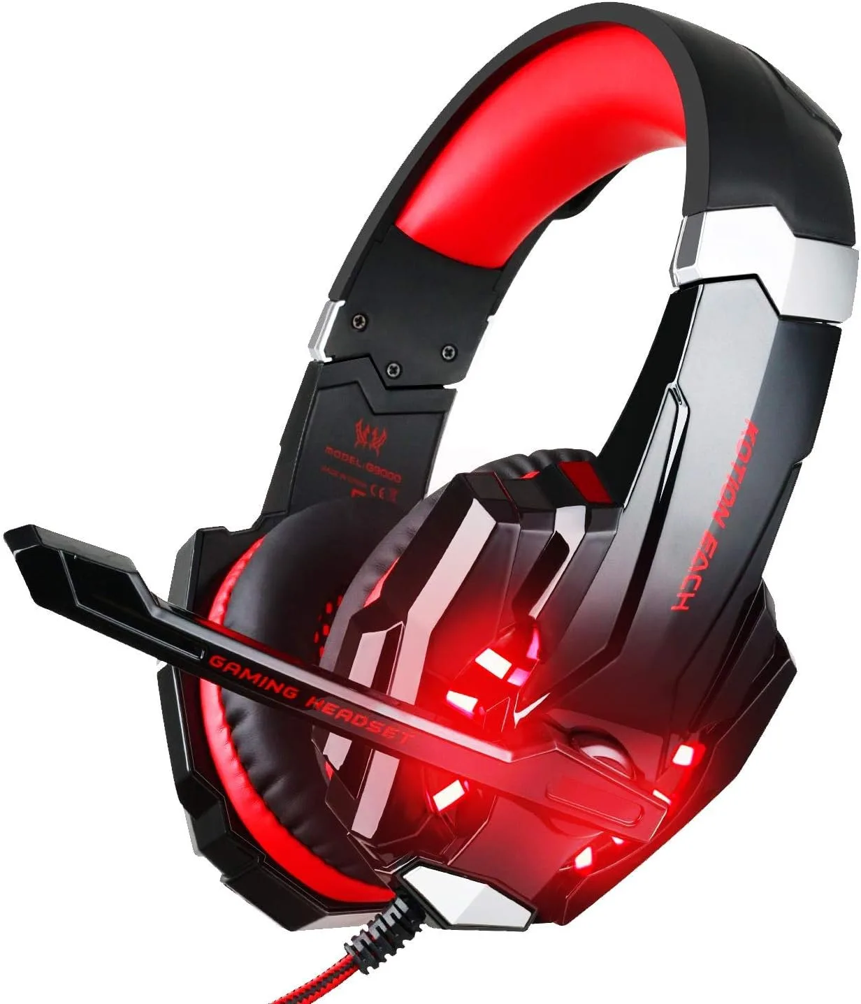 BlueFire Gaming Headset for PS5 PS4 PC, Wired Headphones with Mic
