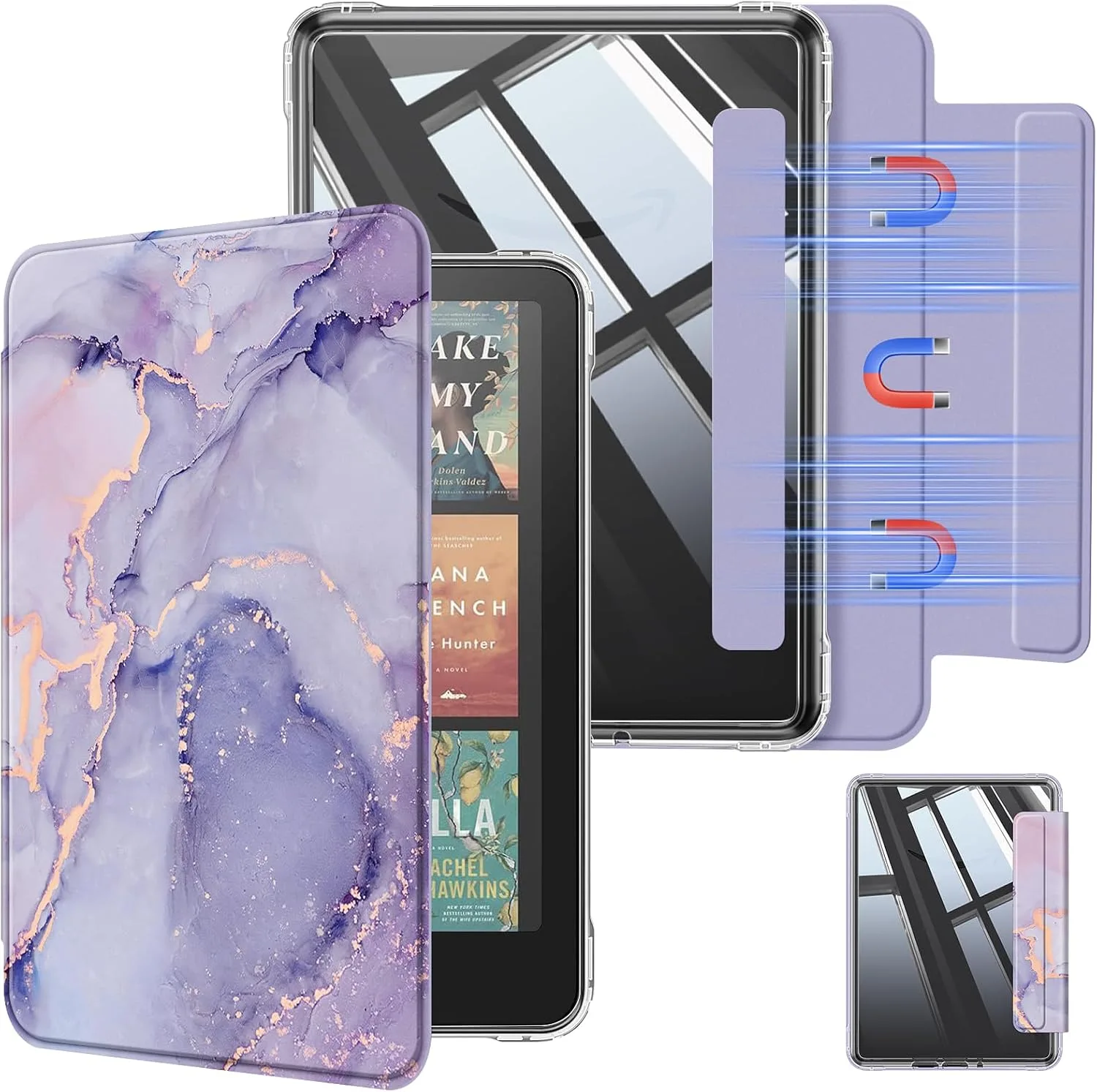 Estuche Fintie desmontable para Kindle Paperwhite 12ª Gen 2024 y Kindle Colorsoft