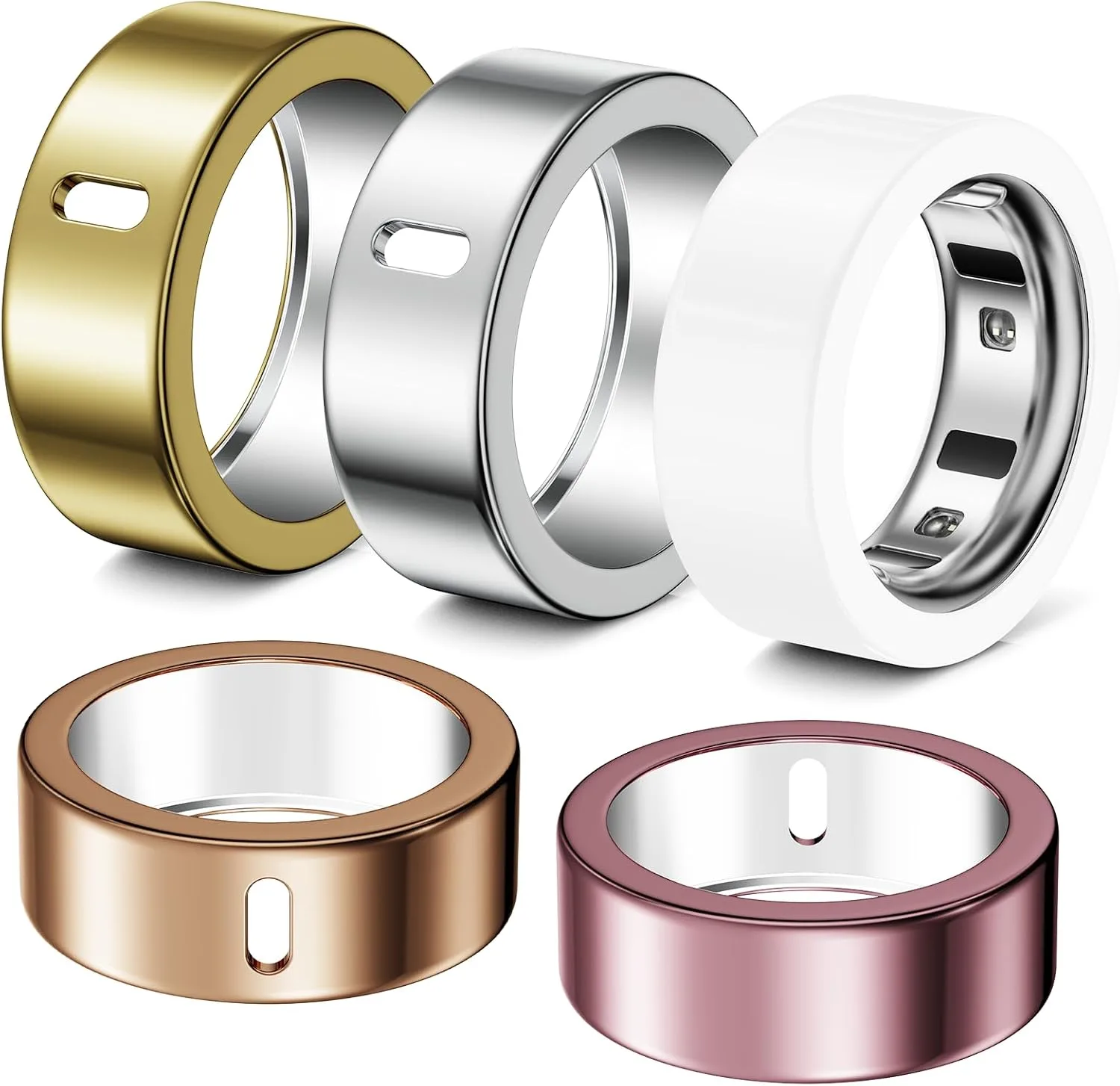Protector para anillo Hexasider compatible con Oura Ring 4/3 talla 13 pack 5