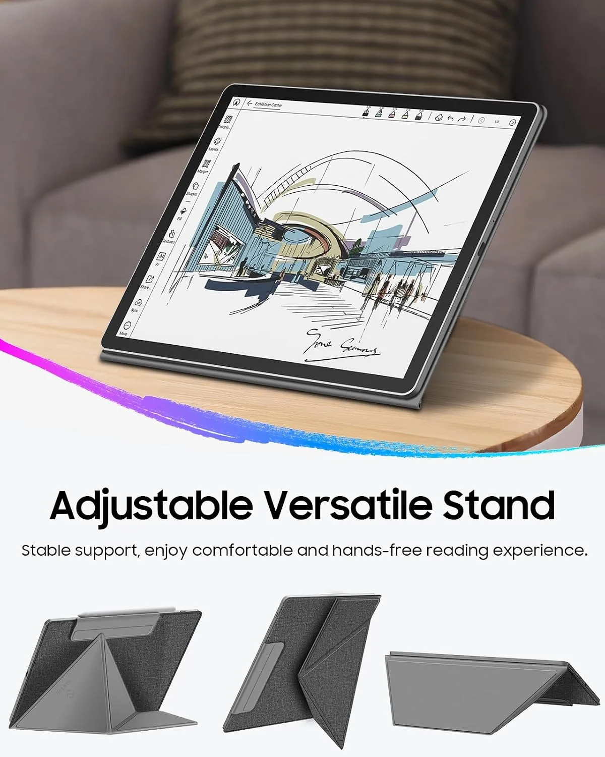 Fintie Magnetic Case for 11" Kindle Scribe 3rd Gen 2025 & Colorsoft, Gray