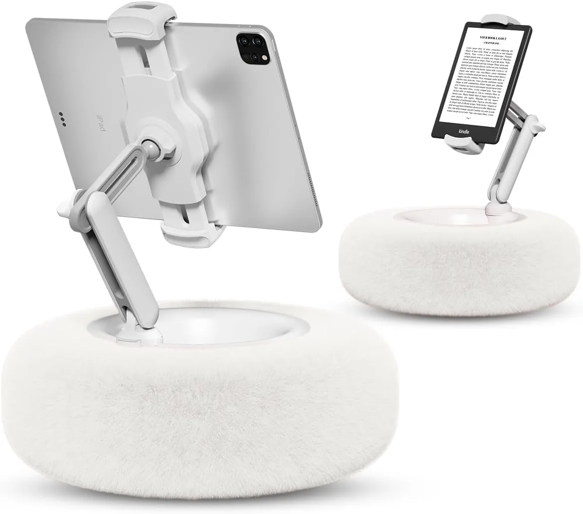 Soporte para tablet Viozon modelo Pillow compatible 4.7-13 pulgadas blanco