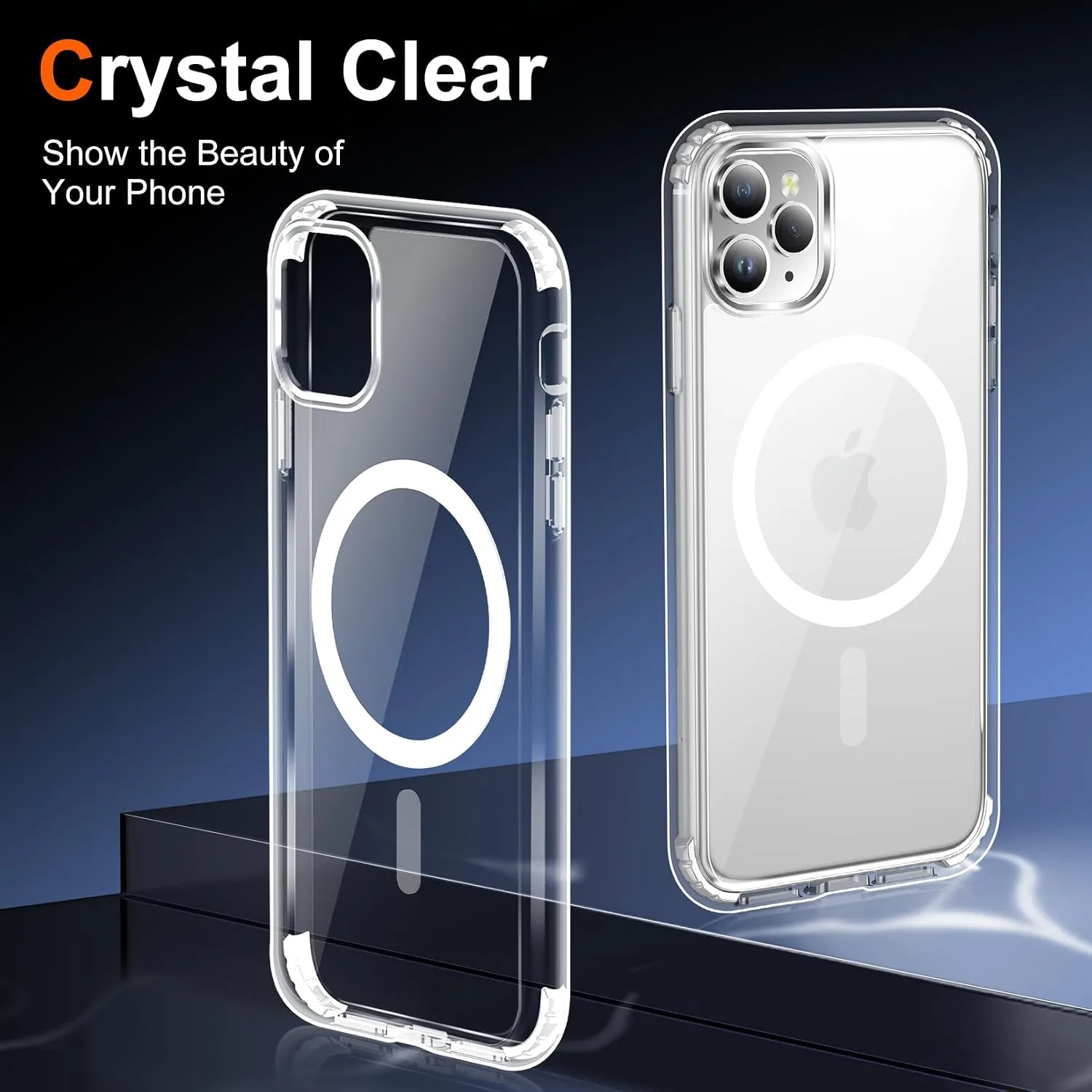 Temdan for iPhone 11 Pro Case with Screen Protector Clear