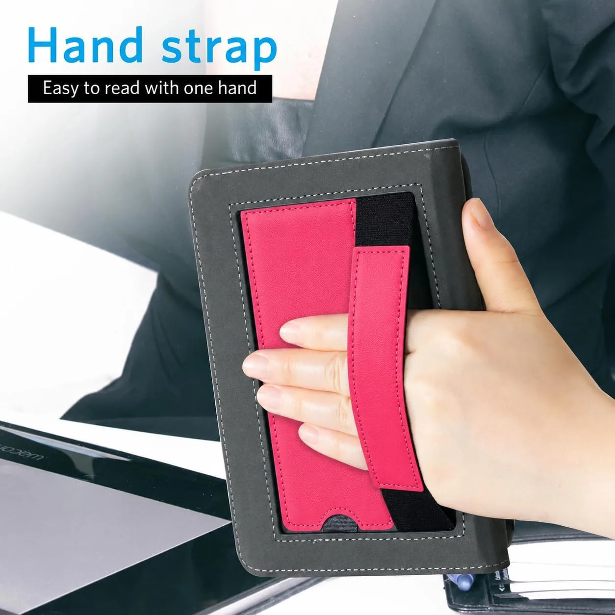 CoBak 6 Inch Case with Stand, not for iPad(A0J28), Raspberry