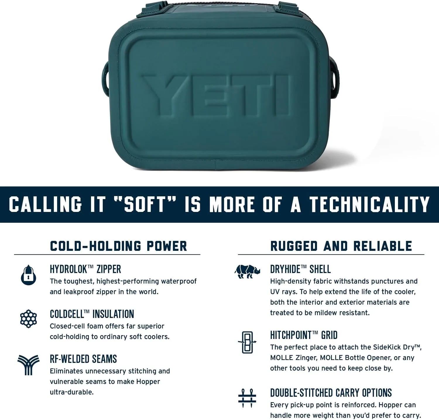 YETI Hopper Flip 8 Portable Soft Cooler