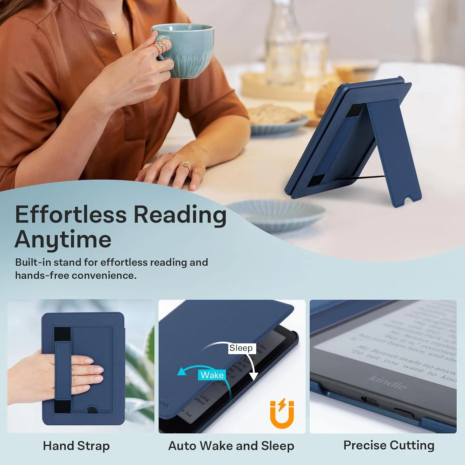 CoBak Stand Case for 7" Kindle Paperwhite & Kindle Colorsoft 12th Gen 2024