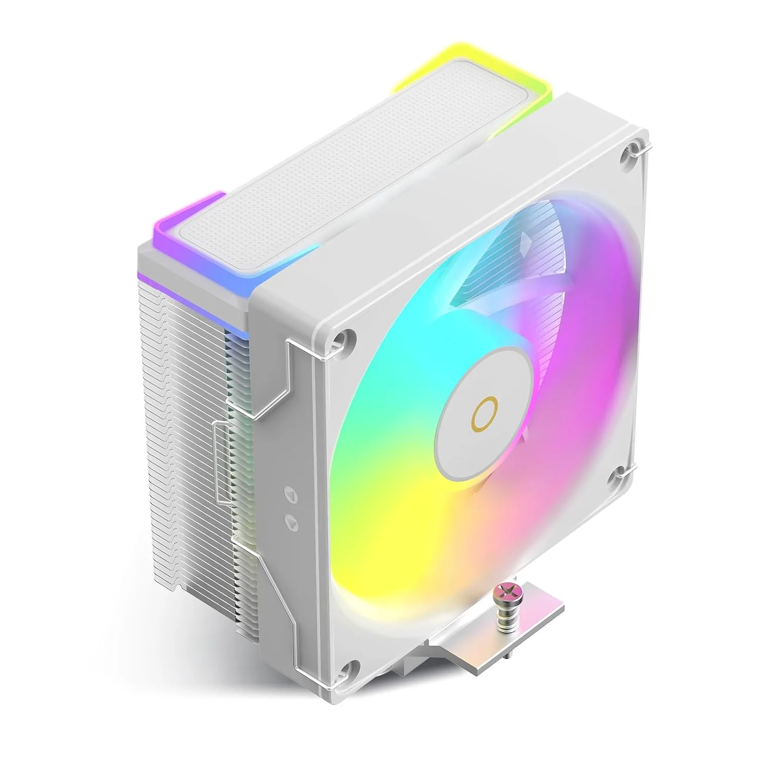 Delta A40 SE WH ARGB Air CPU Cooler,Flexible Lighting Connection Options