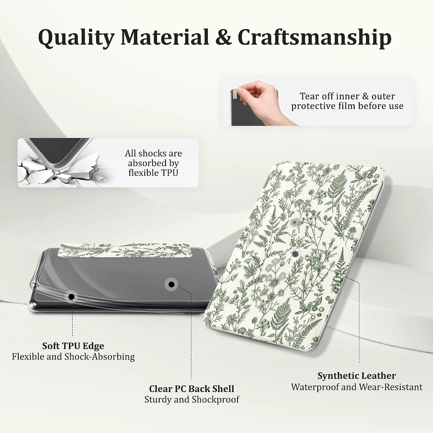 SESENSE Magnetic Case for 7'' Kindle Paperwhite 12th Gen 2024 & Colorsoft