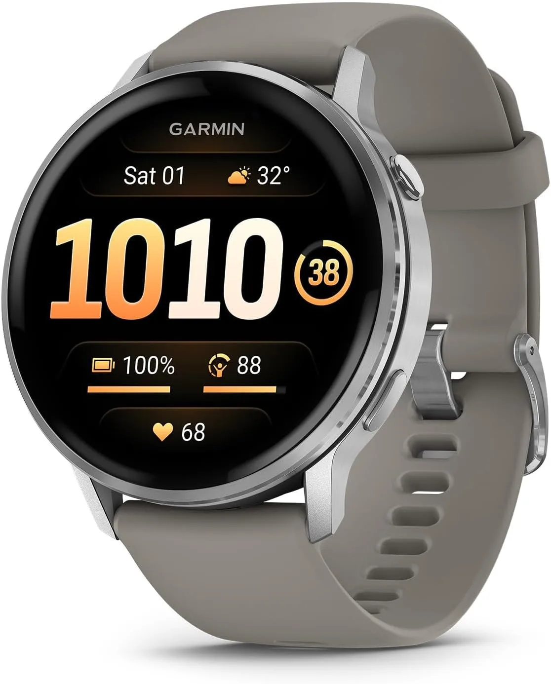Garmin Venu 4 Health Fitness GPS Smartwatch 45mm AMOLED Bundle