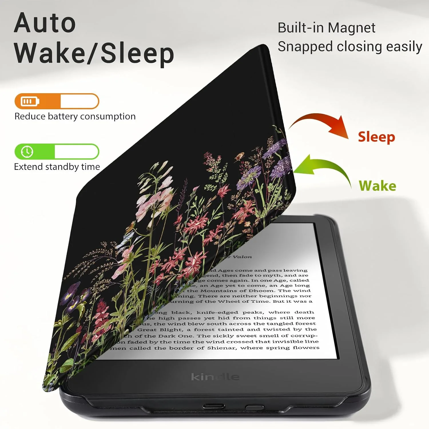 CoBak Case for All New 6 Inch E-Reader 2024 and 2022 (11 Generation)