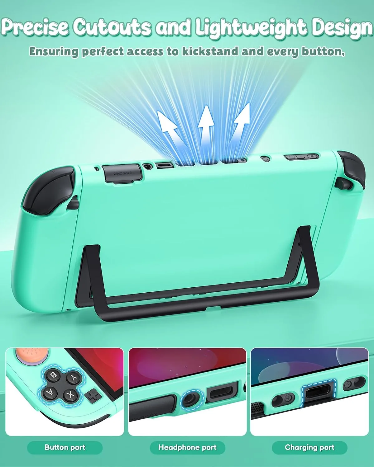 Switch 2 Cover Case&Screen Protector, FYOUNG Dockable Shell for Nintendo 2