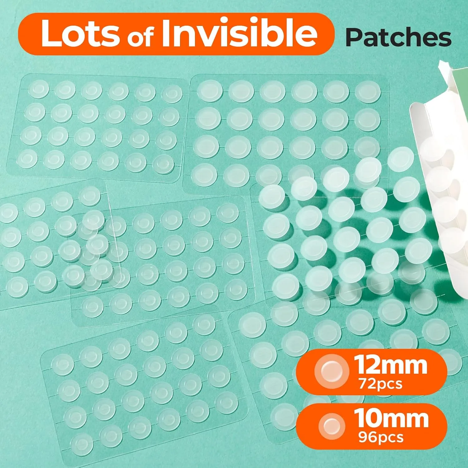 TKTK Ultra-Thin Invisible Pimple Patches for Teens & Makeup 168 Pcs