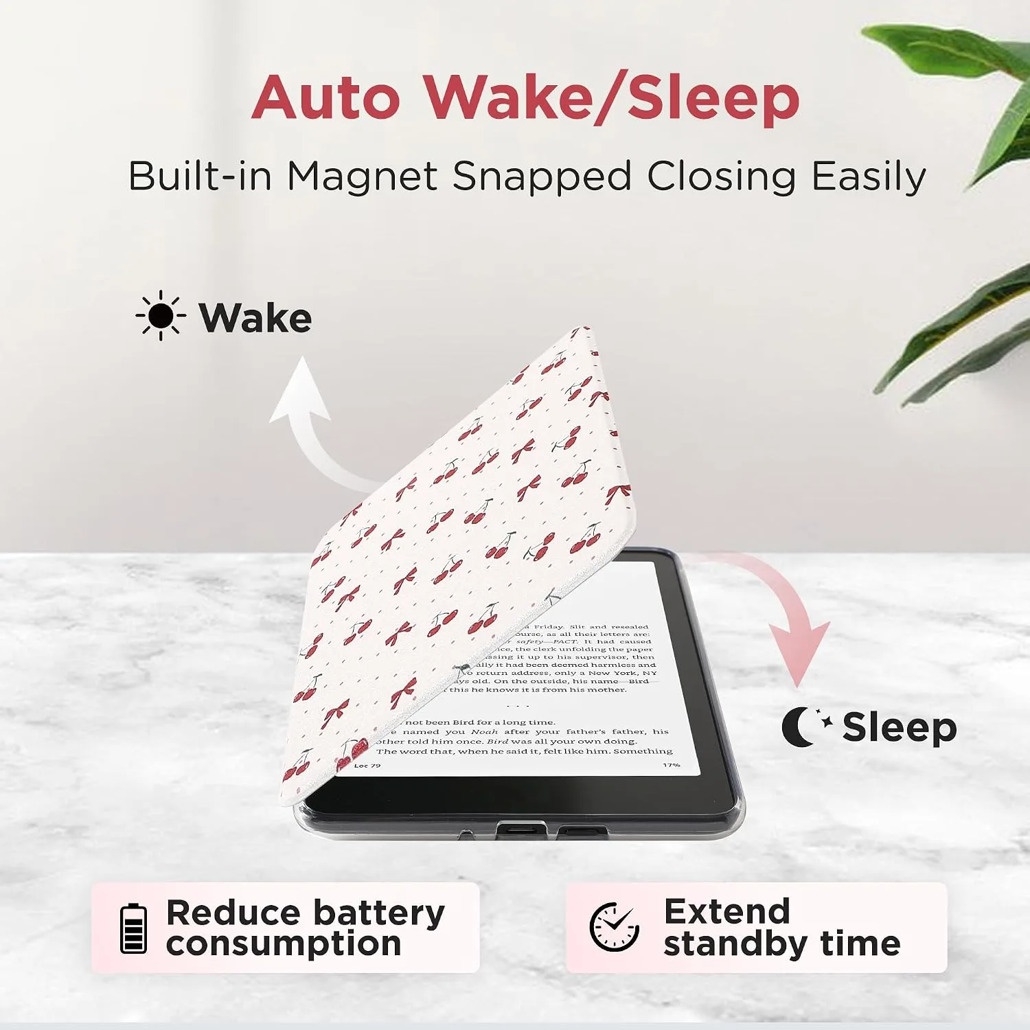 SESENSE Magnetic Case for 7'' Kindle Paperwhite 12th Gen 2024 & Colorsoft
