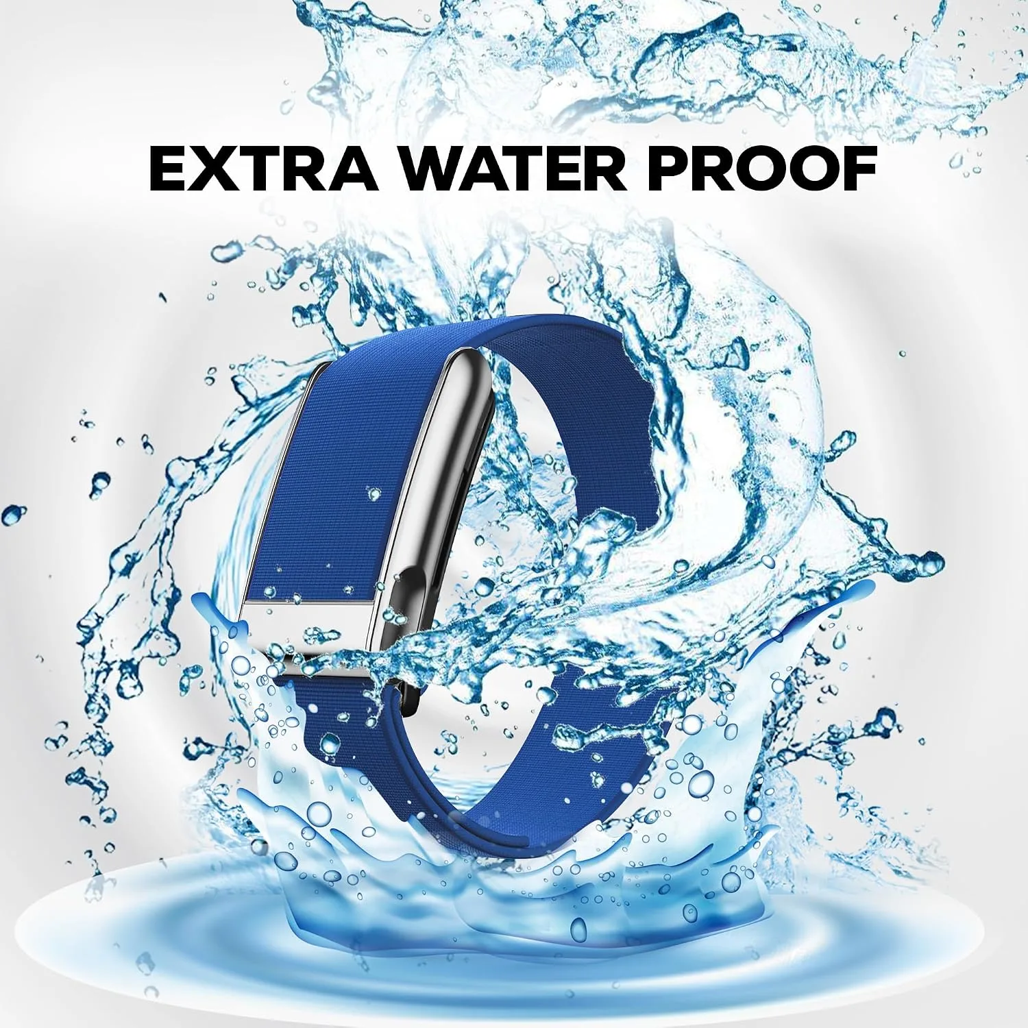 DADO HydroKnit Waterproof Nylon Sport Band Compatible with WHOOP 5.0, One, Peak, and Life | Elastic, Fast-Drying, Water-Resistant, and Comfortable Strap for Active Lifestyles