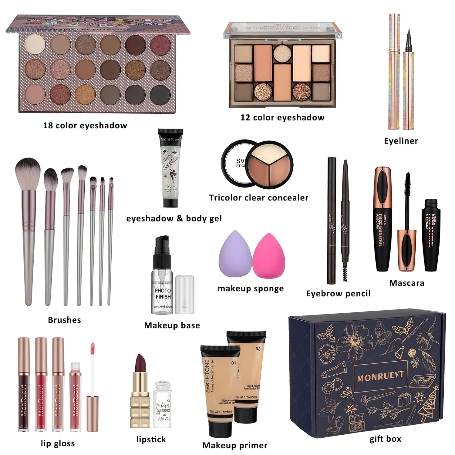 All In One Makeup Set for Women Full Kit Makeup Kit for Girls Teenagers