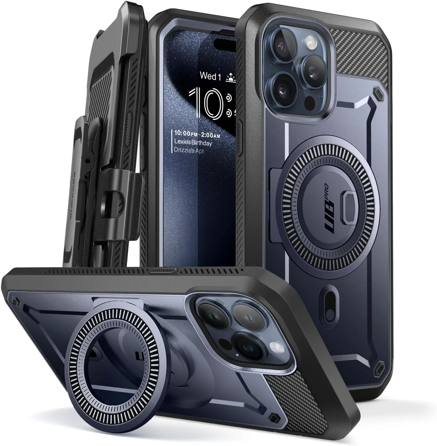 SUPCASE for iPhone 15 Pro Case (6.1 inch), Compatible with MagSafe, Blue