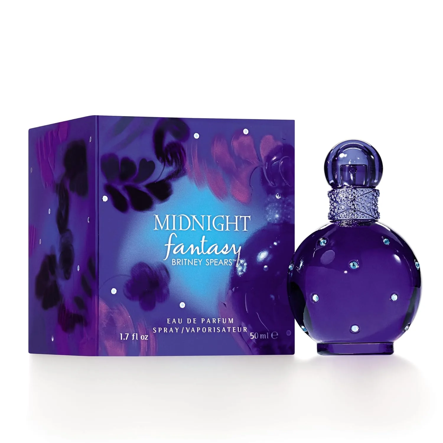 Britney Spears™ Midnight Fantasy, Eau De Parfum EDP Spray for Women, 1.7 Fl Oz / 50mL
