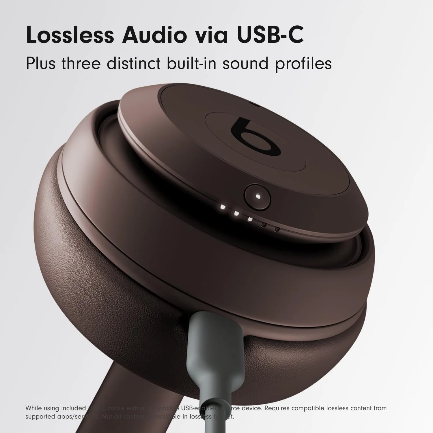 Beats Studio Pro Premium Wireless Over-Ear Headphones- Up to 40-Hour Battery Life, Active Noise Cancelling, Great for Travel & Commuting, USB-C Lossless Audio, Apple & Android Compatible - Deep Brown
