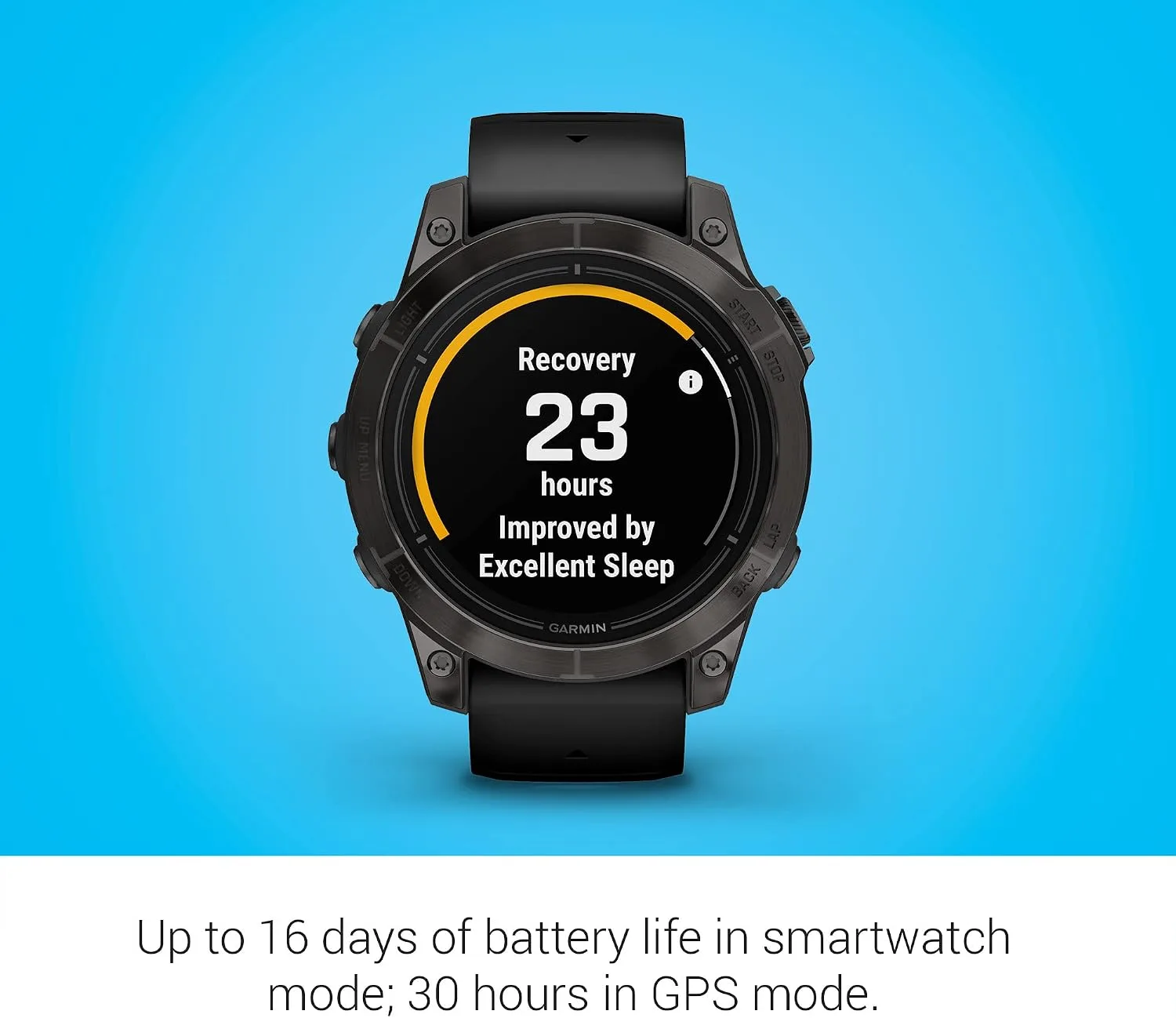 Garmin epix Pro (Gen 2) Sapphire, High Performance Smartwatch, 47mm, Black