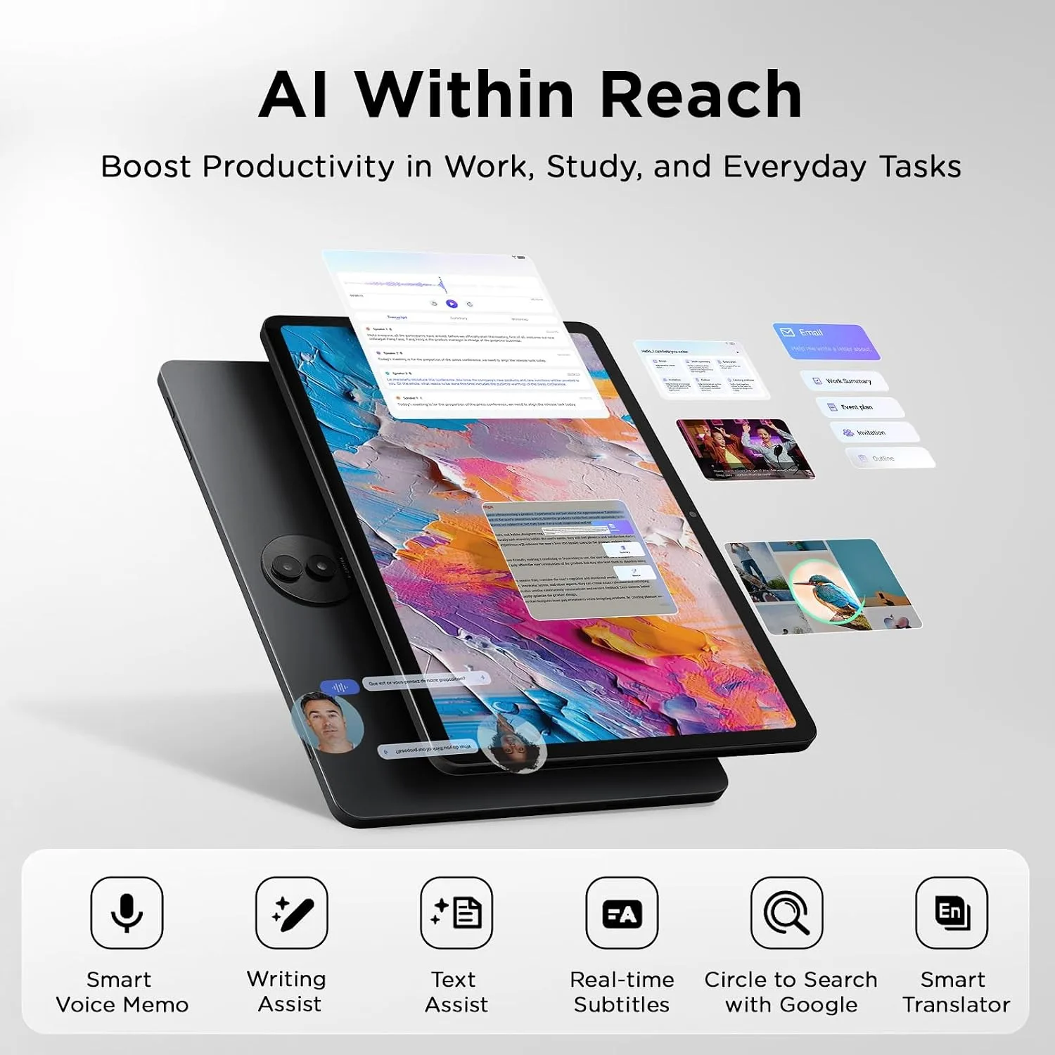 TCL NXTPAPER 11 Plus Android Tablet, 11.5" 2.2K 120Hz Display, 8+256GB
