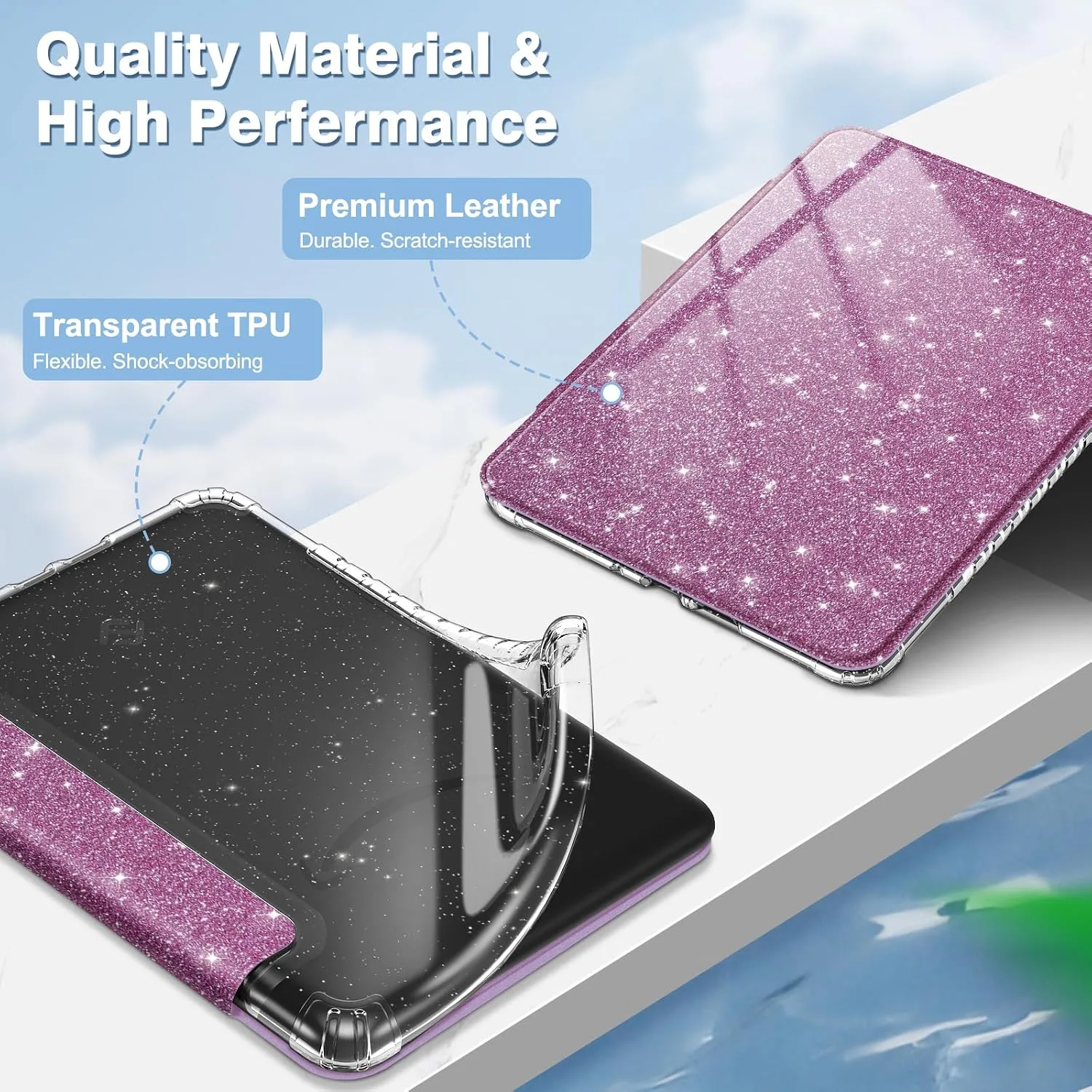 Fintie Clear Case for 7" Kindle Paperwhite 12th Gen 2024 & Kindle Colorsoft