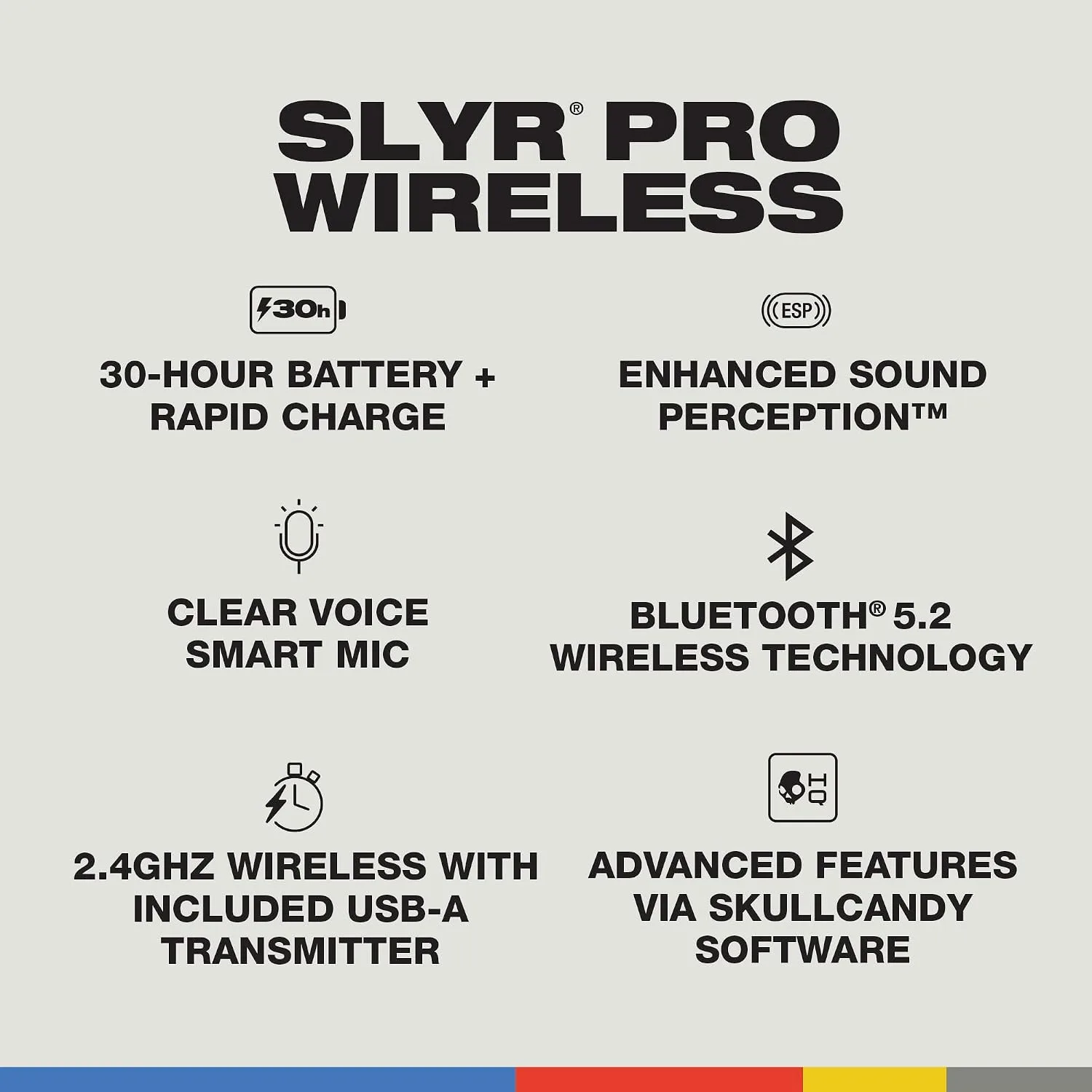 Skullcandy SLYR Pro Wireless Multi-Platform Gaming Headset - Black/Green
