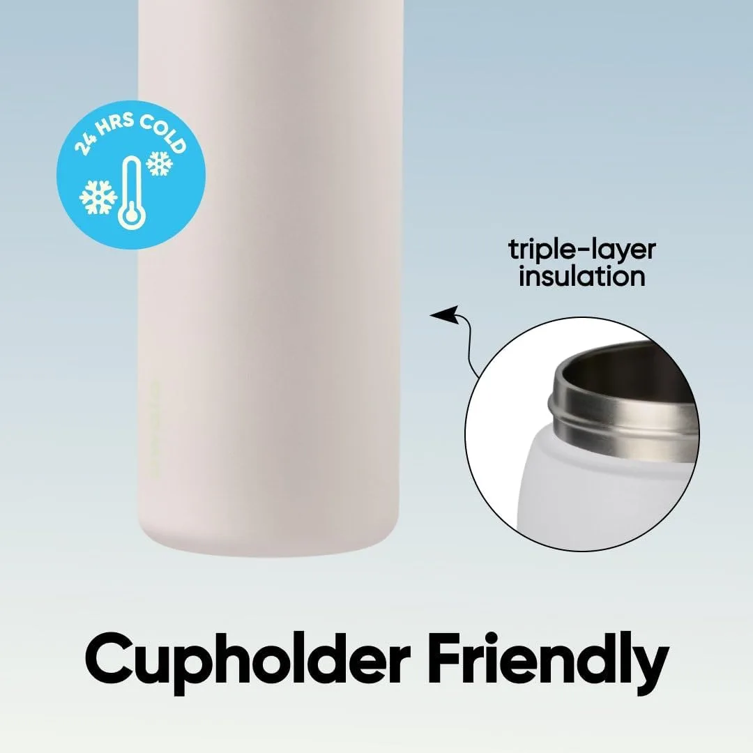 Owala FreeSip Stainless Steel Water Bottle 40 oz Iced Breeze