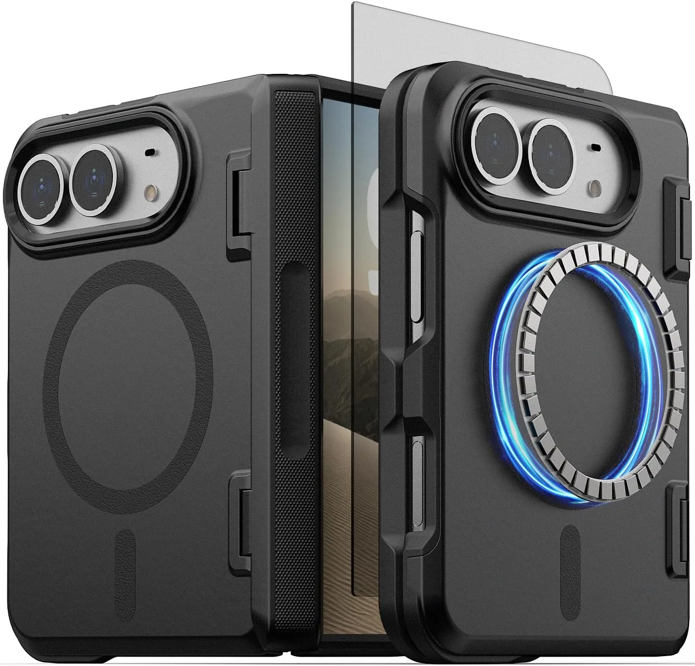 VRS DESIGN TerraGuard Modern for iPhone Duo Case - Matte Black