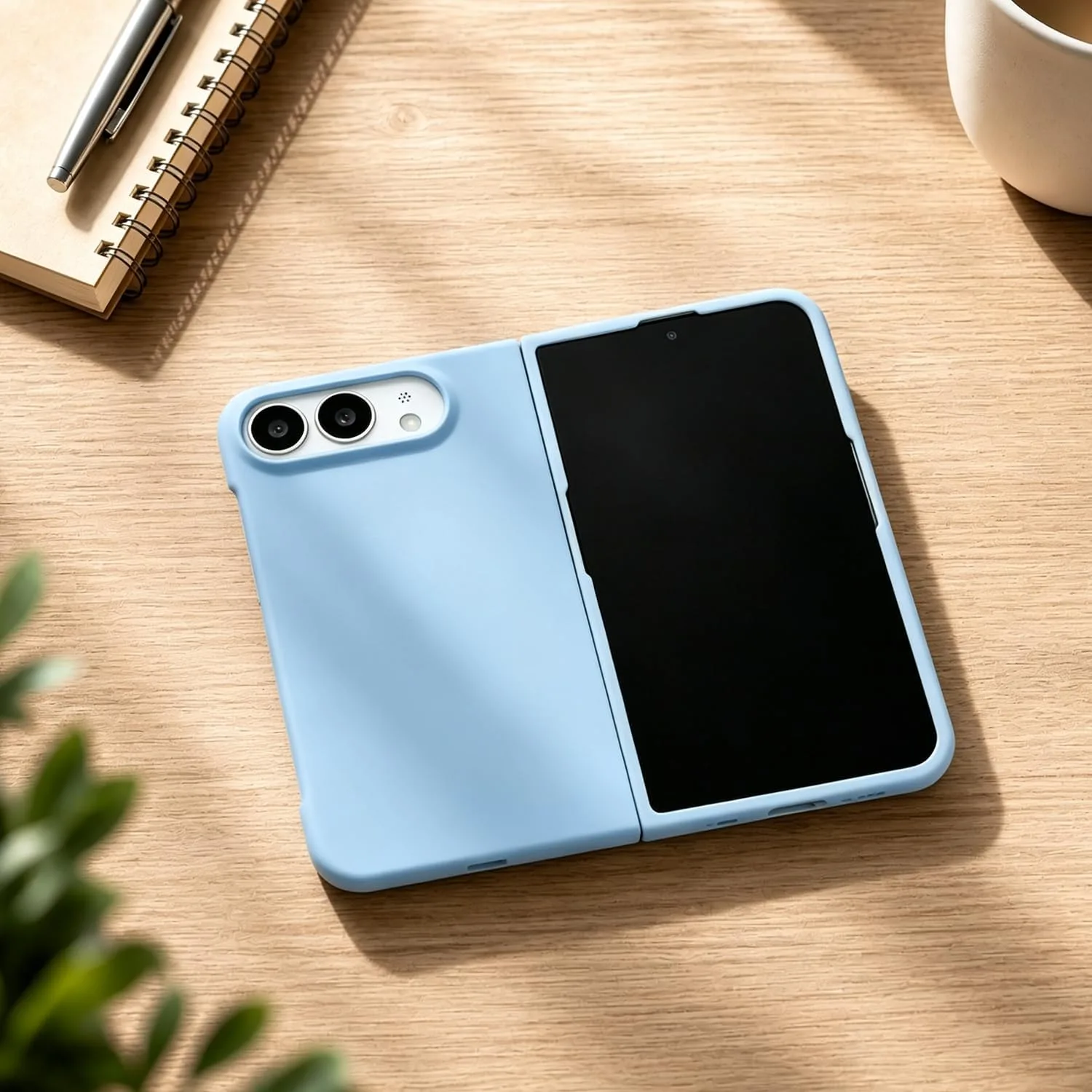Matte PC Case for iPhone Duo - Blue