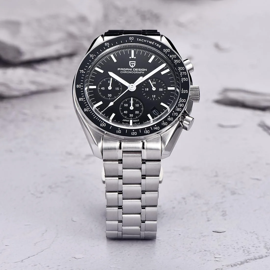RollsTimi Pagani Design 1701 V6 Men's Chronograph, 40mm Sapphire VK63