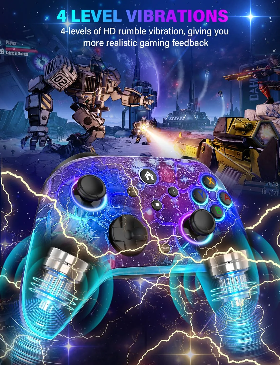 ZRZLMVP Wireless Switch Controllers for Nintendo Switch/OLED/Lite/Switch 2