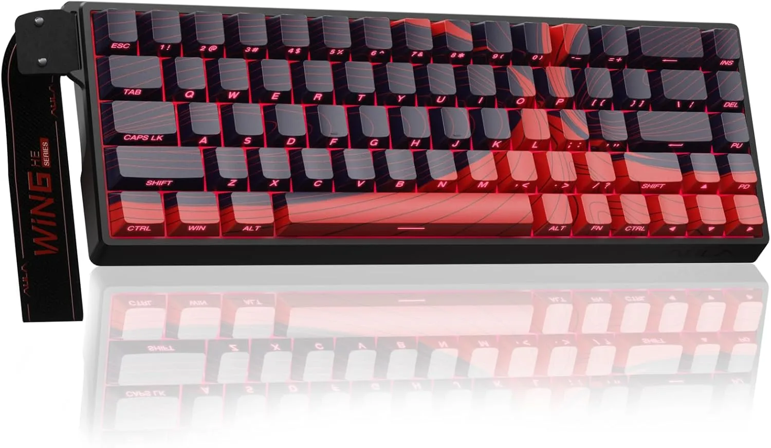 Teclado Gamer Aula WIN68 HE MAX Magnético RGB 68 Teclas
