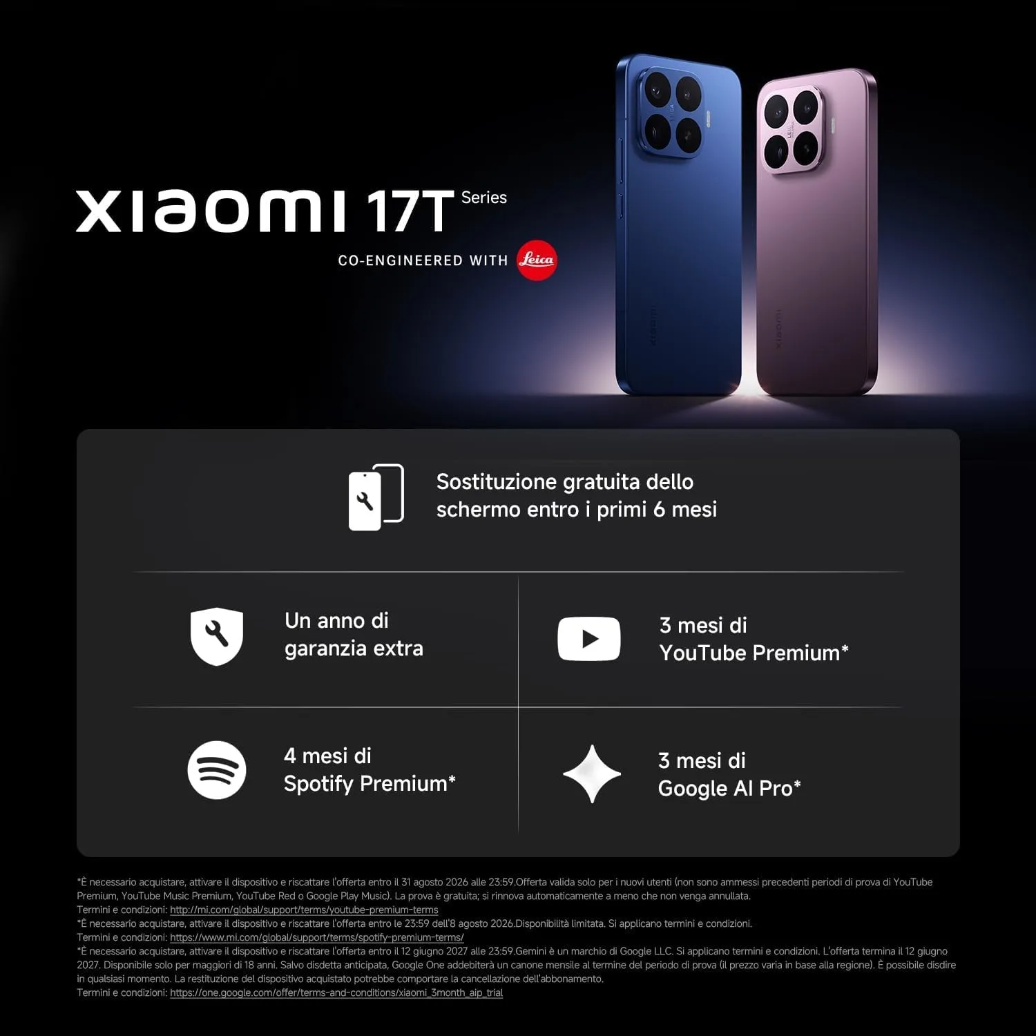 Xiaomi 17T PRO Ai 5G (Compatible with Tmobile Mint Tello & Global) (512GB + 12GB) NFC Global ROM Unlocked 50MP Triple Pro Leica Cam eSIM 6.83" 144Mhz Model 2506BPN68G Liberado (Deep Violet)